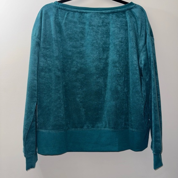 SeaDoo Teal Crew Terry Sweatshirt - Picture 4 of 4